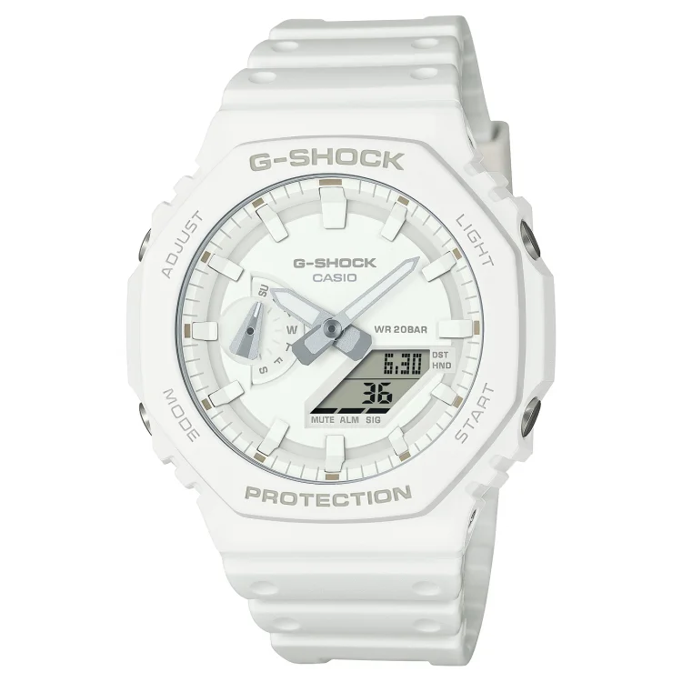 Reloj G SHOCK - CASIO GA-2100-7A7ER Tone-on-tone Blanco Mujer