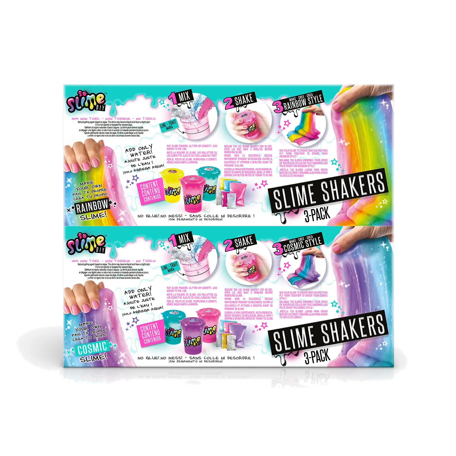 Slime shakers 3 pack + 3 bonus pots - so slime - canal toys - ssc019