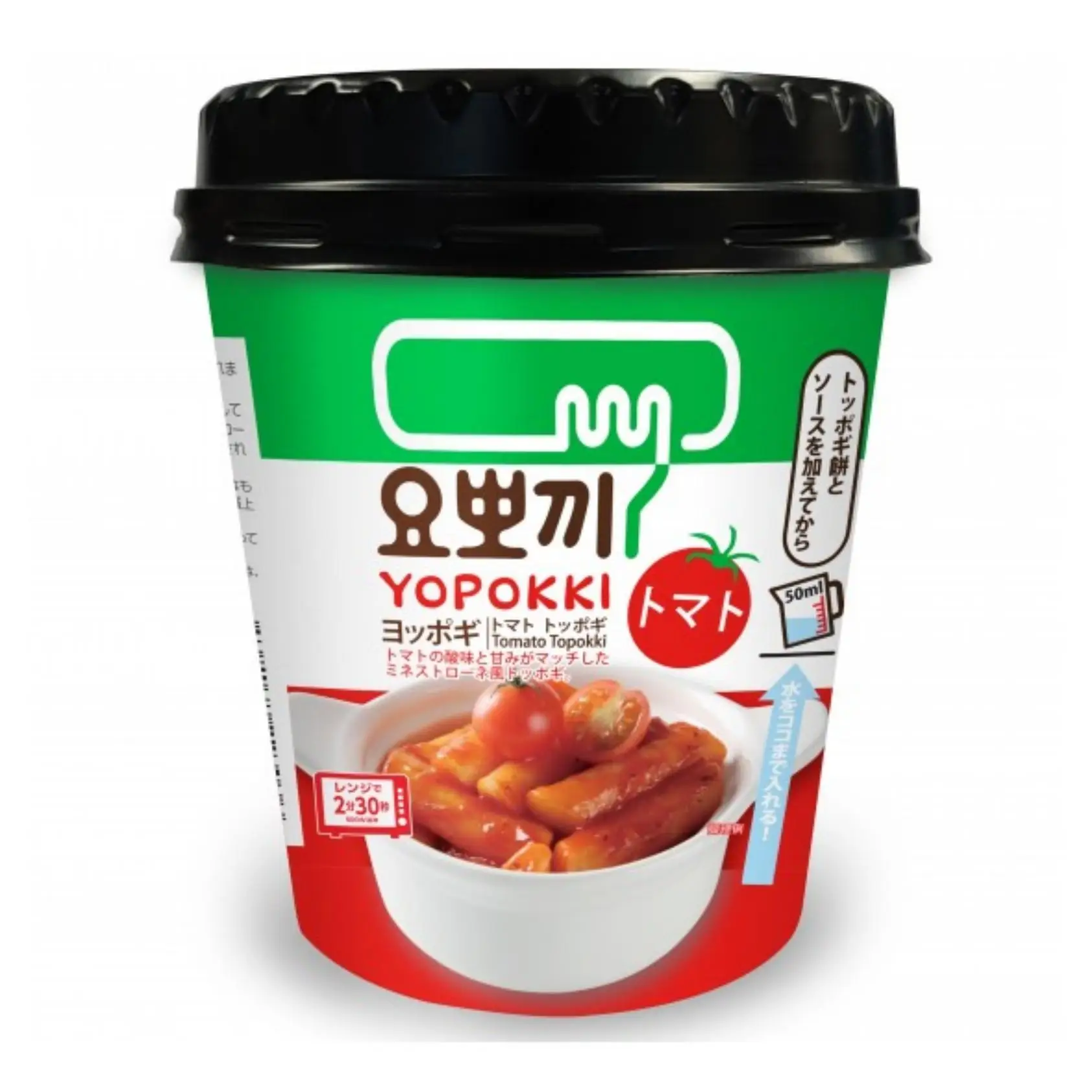 Young Poong Yopokki  Pastel de Arroz sabor tomate Topokki Cup 120g