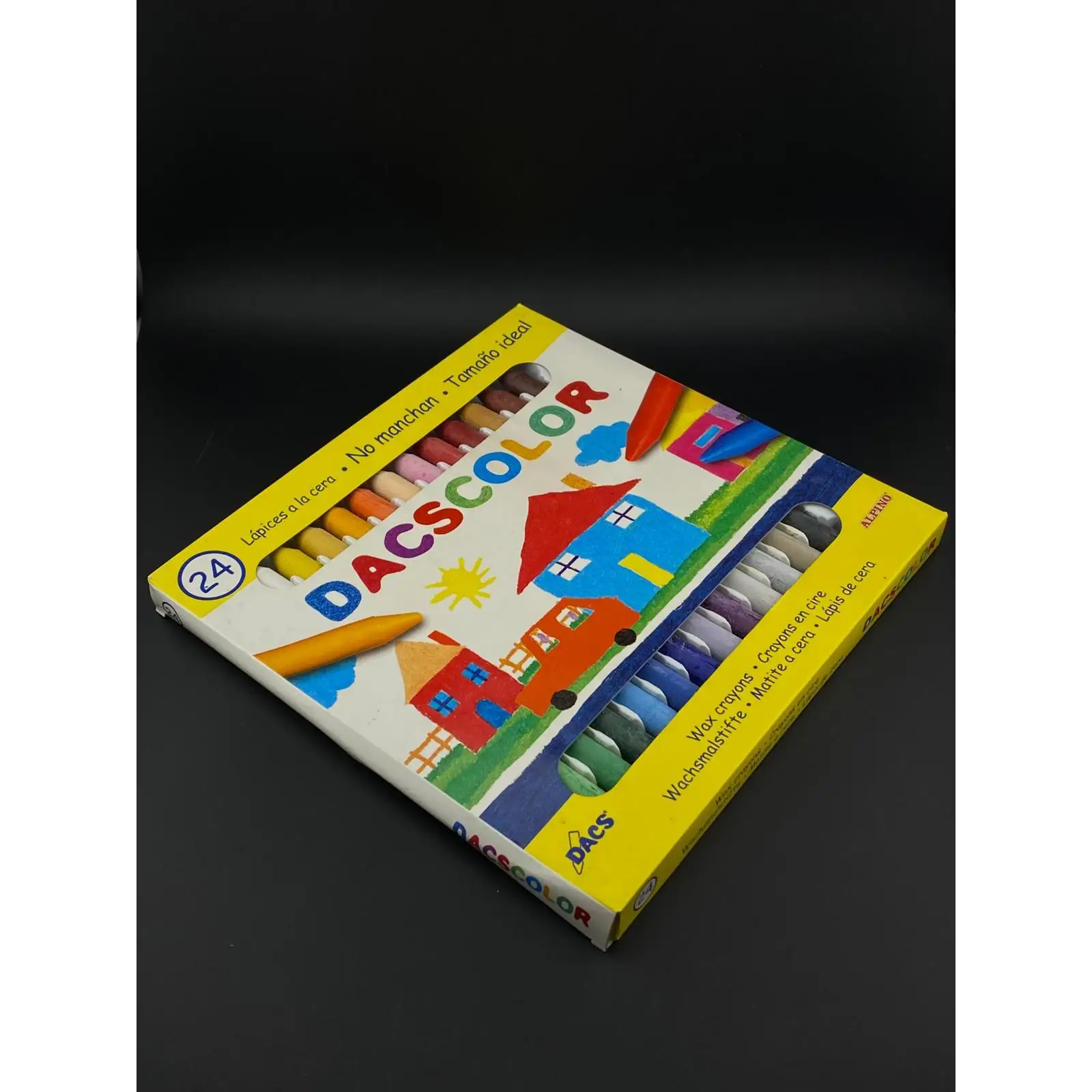 Alpino 2 Paquetes de 24 Lapices de Ceras Dacscolor
