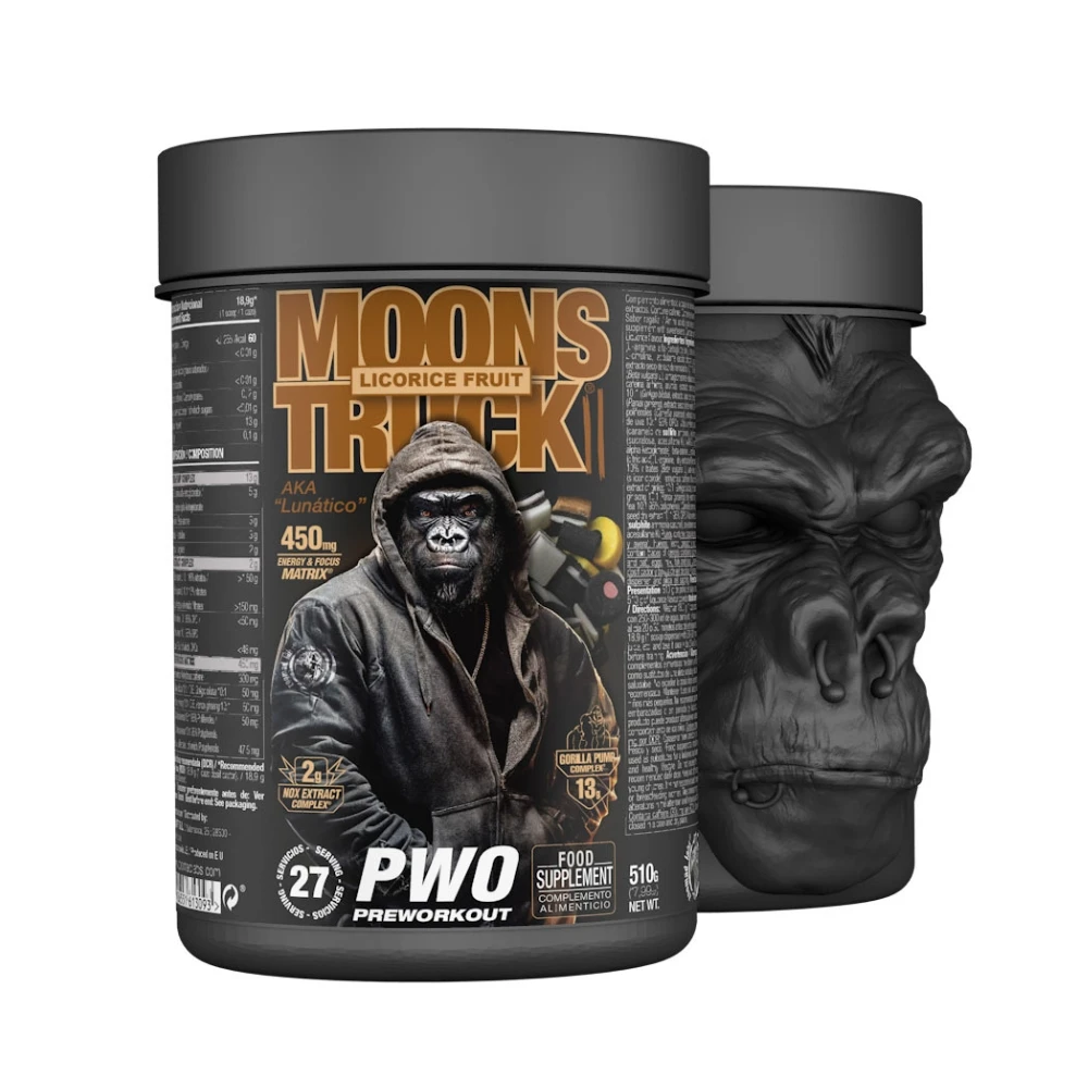 Zoomad Labs Moonstruck II 510g – Preentreno Potente para Energía, Foco y Rendimiento Total - Con cafeína y extractos