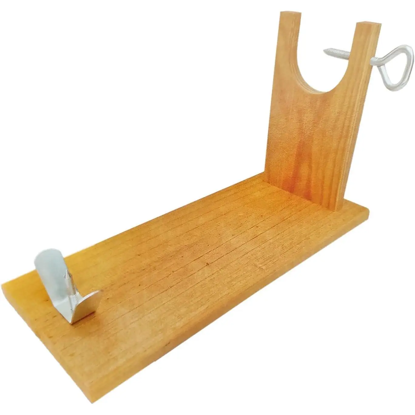 UD - Jamonero Luna Color Miel – Soporte Estable y Fácil de Montar con Diseño Minimalista Estilo Góndola