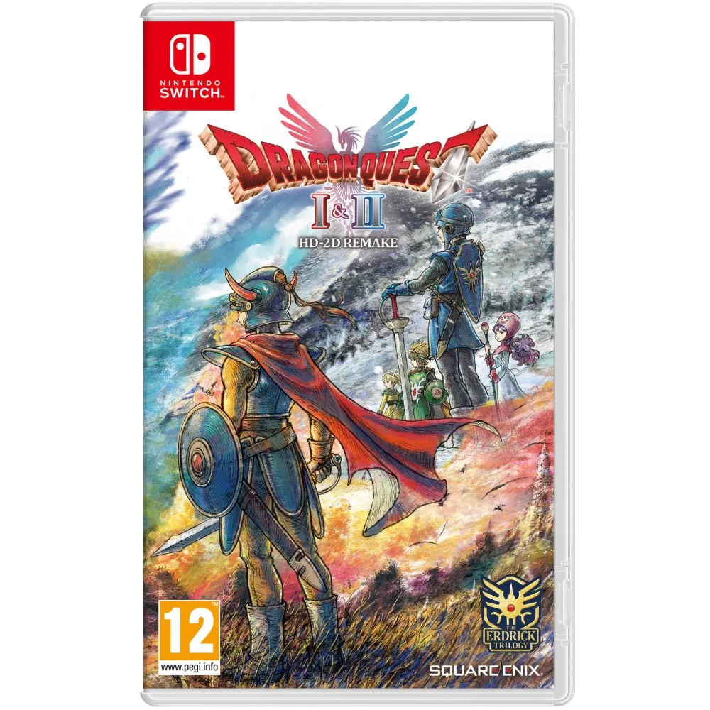 DRAGON QUEST I & II HD 2D REMAKE SWITCH JUEGO FÍSICO PARA NINTENDO SWITCH VERSIÓN ESPAÑOLA GARANTÍA EUROPEA EU WARRANTY Nintendo