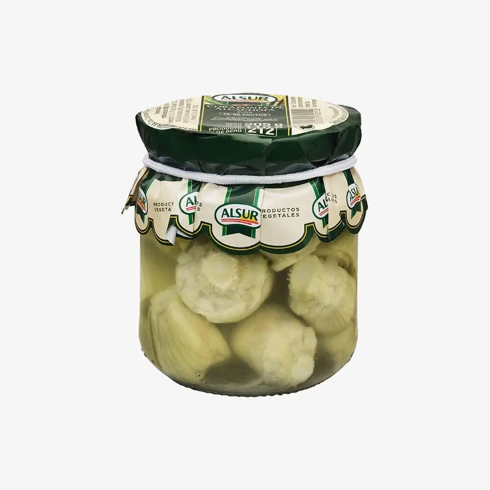 Alsur - Corazones De Alcachofa Alsur 8-10 Frutos Frasco 205 G Extra