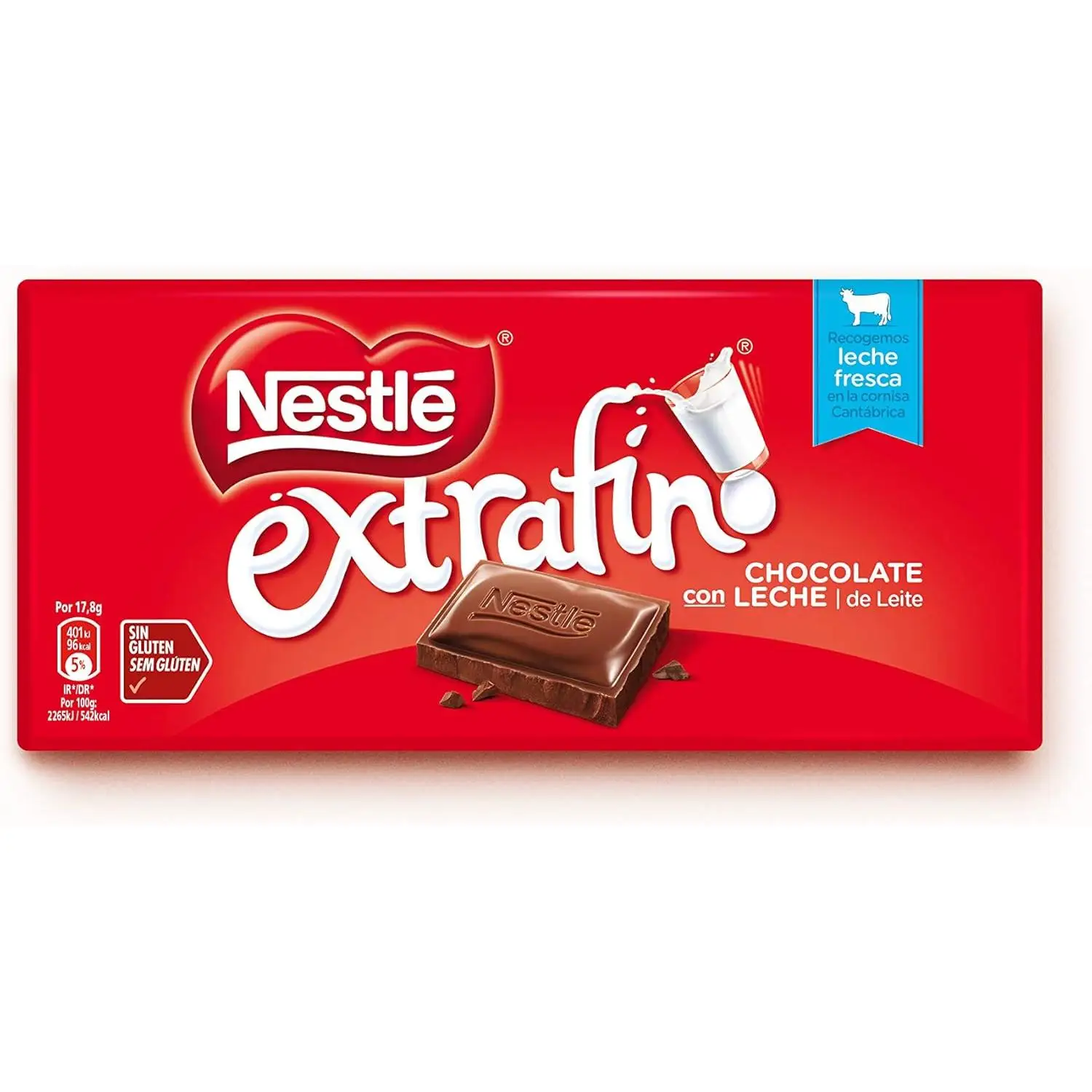 Nestlé extrafino milk chocolate 10*125g