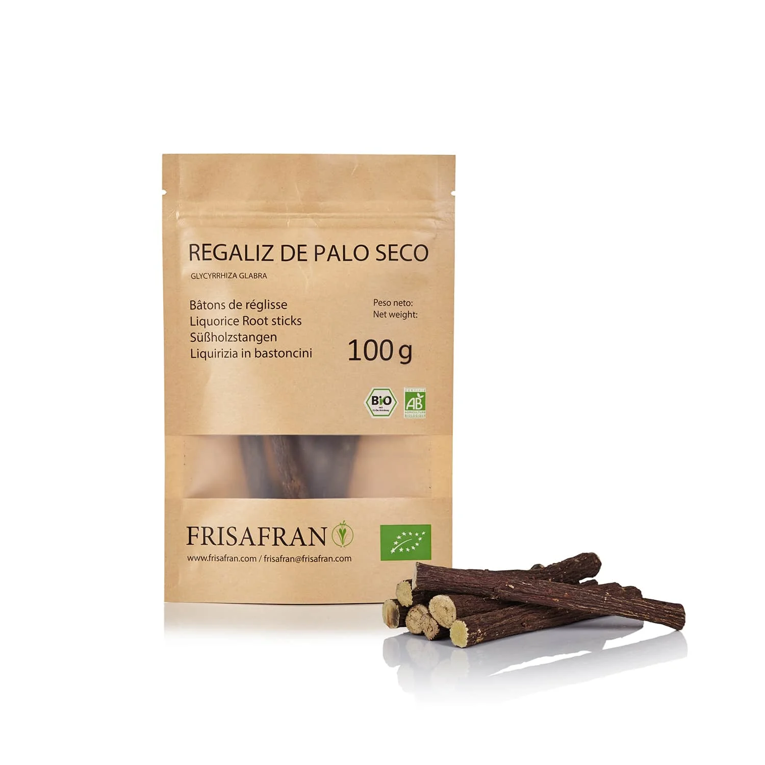 Regaliz de Palo Ecológico SECO - FRISAFRAN