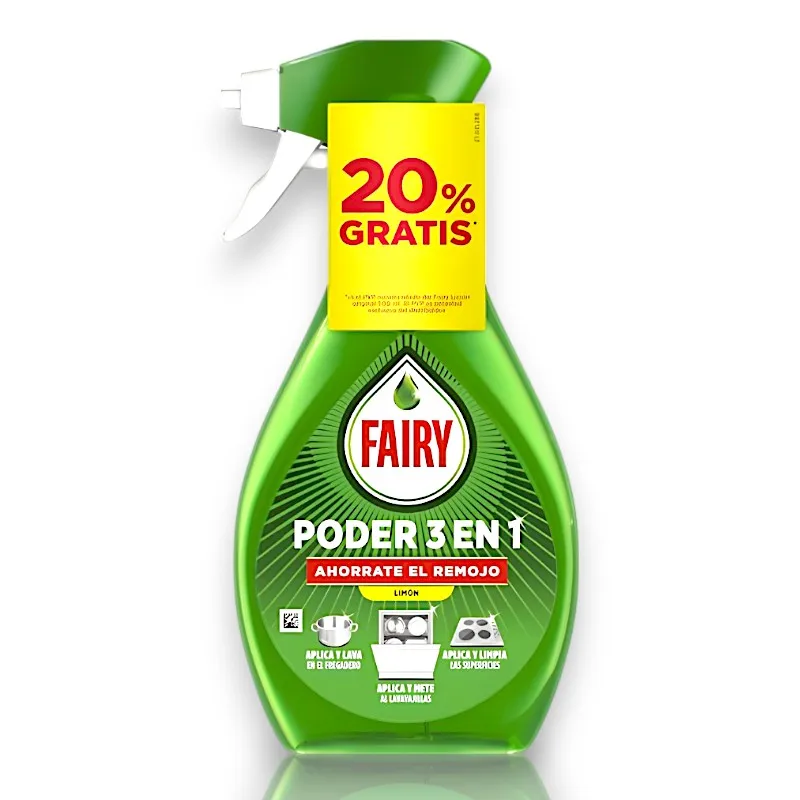 Fairy - Poder 3 en 1 Limón - 500ml.