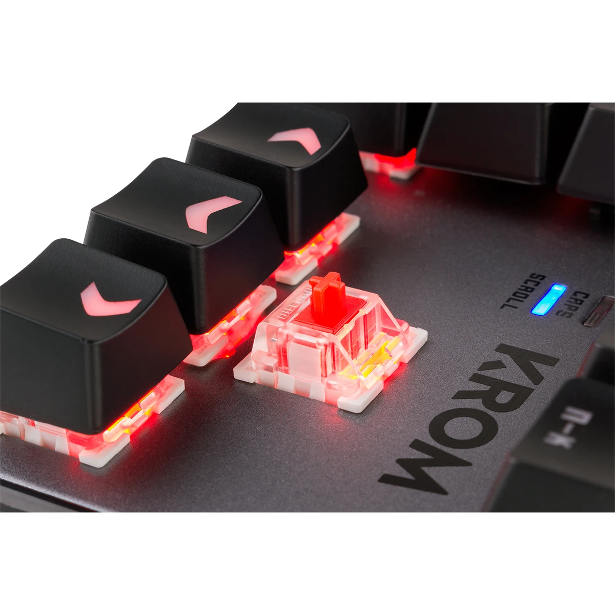 KROM KERNEL TKL Mechanical Gaming Keyboard, no numeric keyboard, RGB LED lighting, silent, Spanish Layout