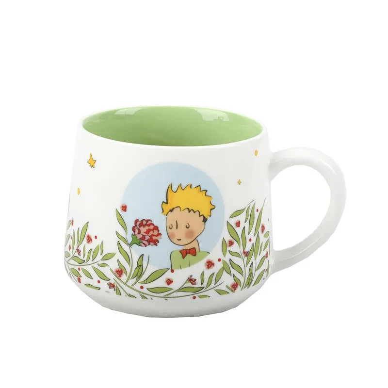 Taza con figura 3d en interior el principito roses coleccion