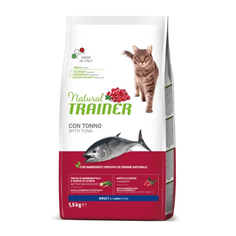 Natural Trainer Adult Atún Pienso para Gatos 10 Kg