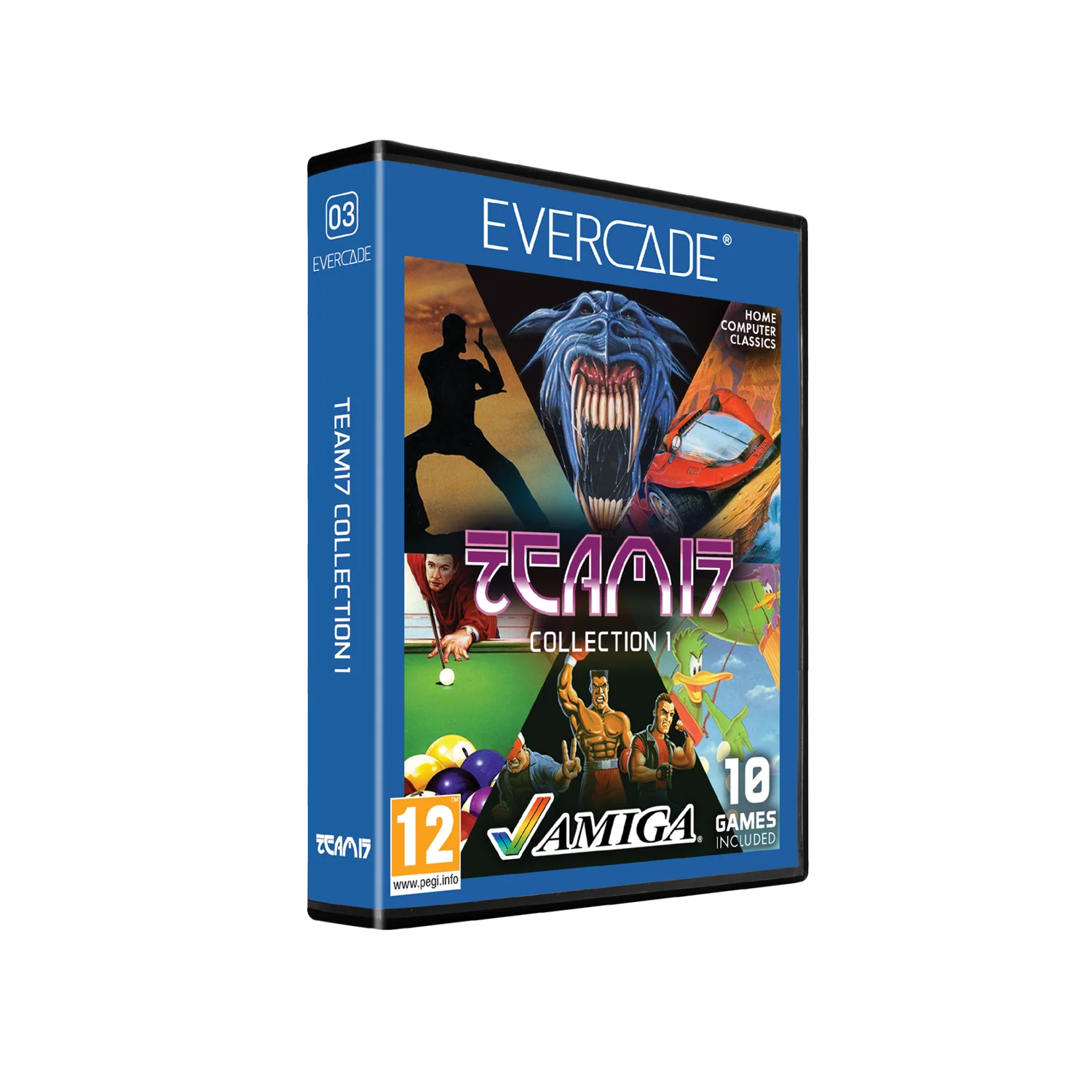 Cartucho Evercade Team 17 Amiga Collection 1 - Nuevo precintado - PAL España