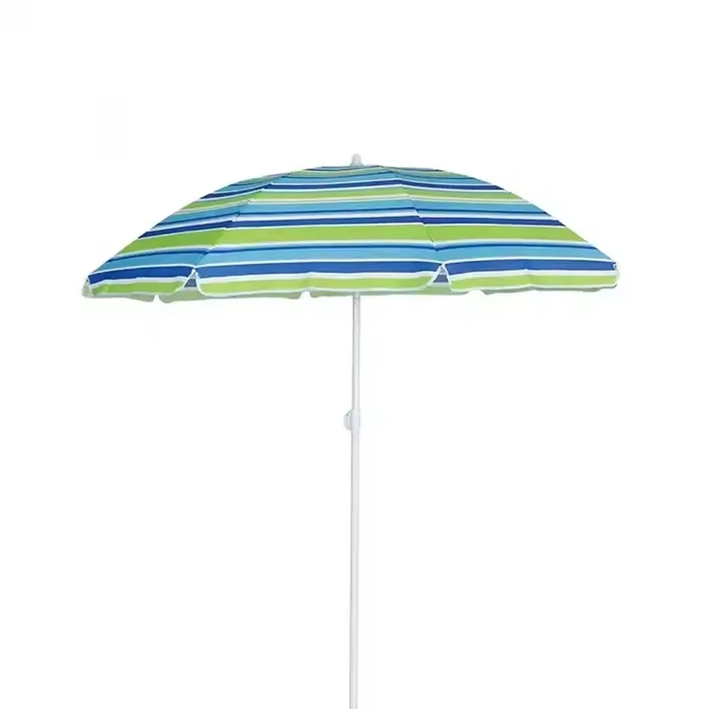 PLUSHOME Sombrilla playa,Parasol Protección Solar Upf +50 3 Colores Surtidos 180 Cm/200 Cm/220Cm
