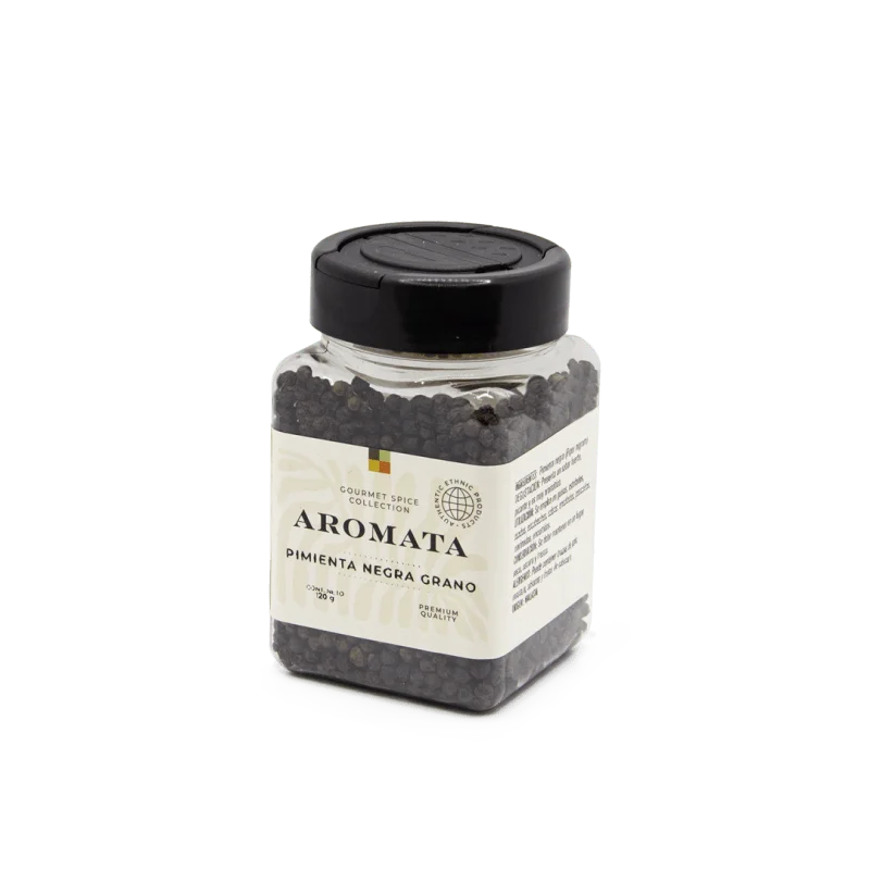 Pimienta Negra Grano de Aromata Condiments un imprecindible en tu cocina