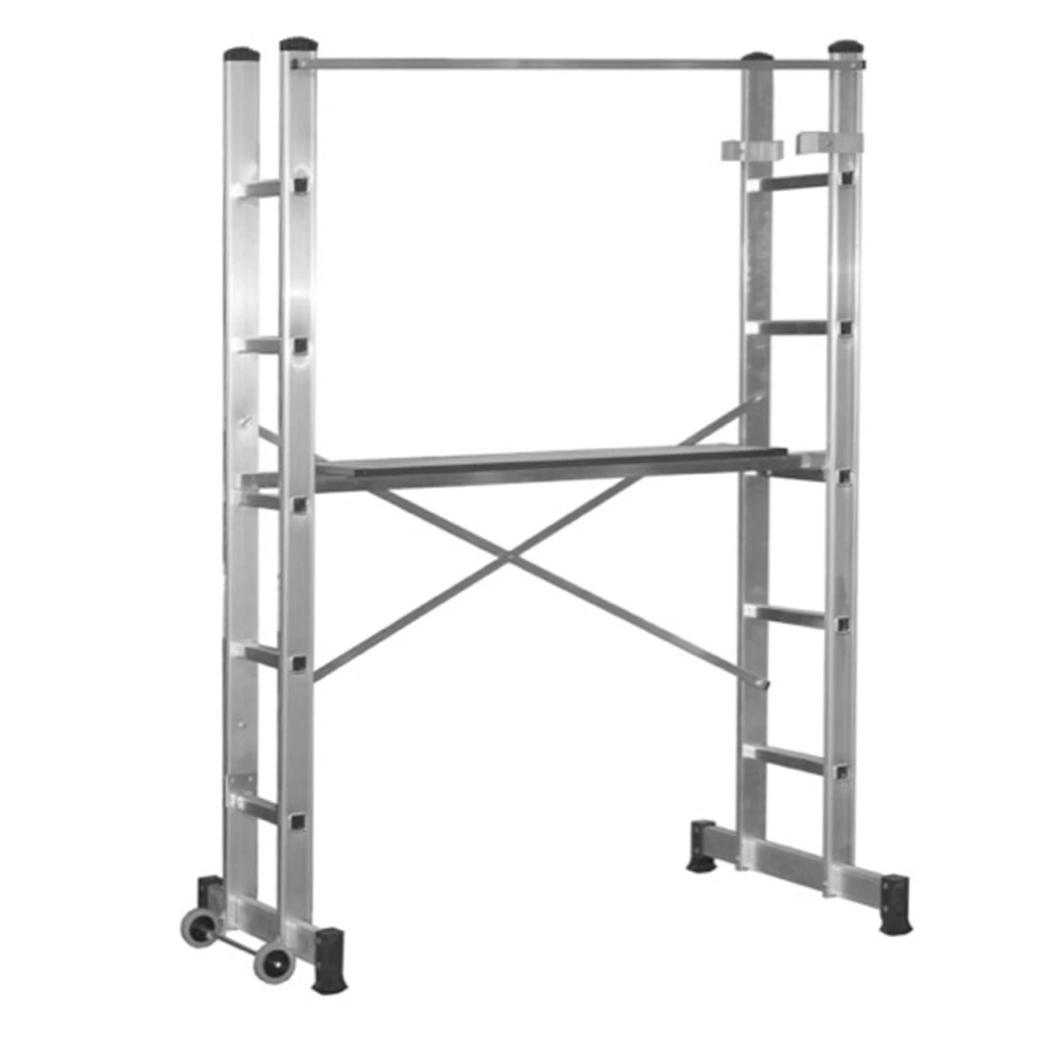 Andamio Aluminio Móvil 3 Metros | Escalera Doble | Escalera Tijera
