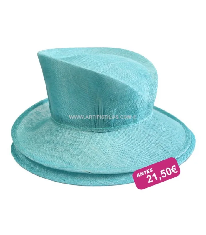 Sombrero de Sinamay Doble Ala Raíz Ofertas Talla 56