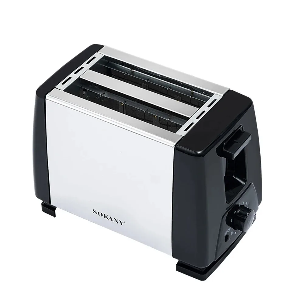 2 Slot Toaster, 700 W, 2 Sliced Stainless Steel pan Toaster Sokany