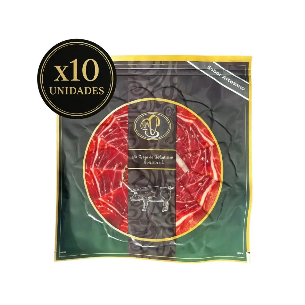 Jamón ibérico cebo campo | 10 Platos de 100g | La Vega de Salvatierra