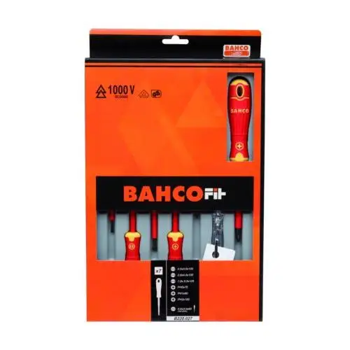 Juego BAHCO 7 destornillador Aislo B220.027