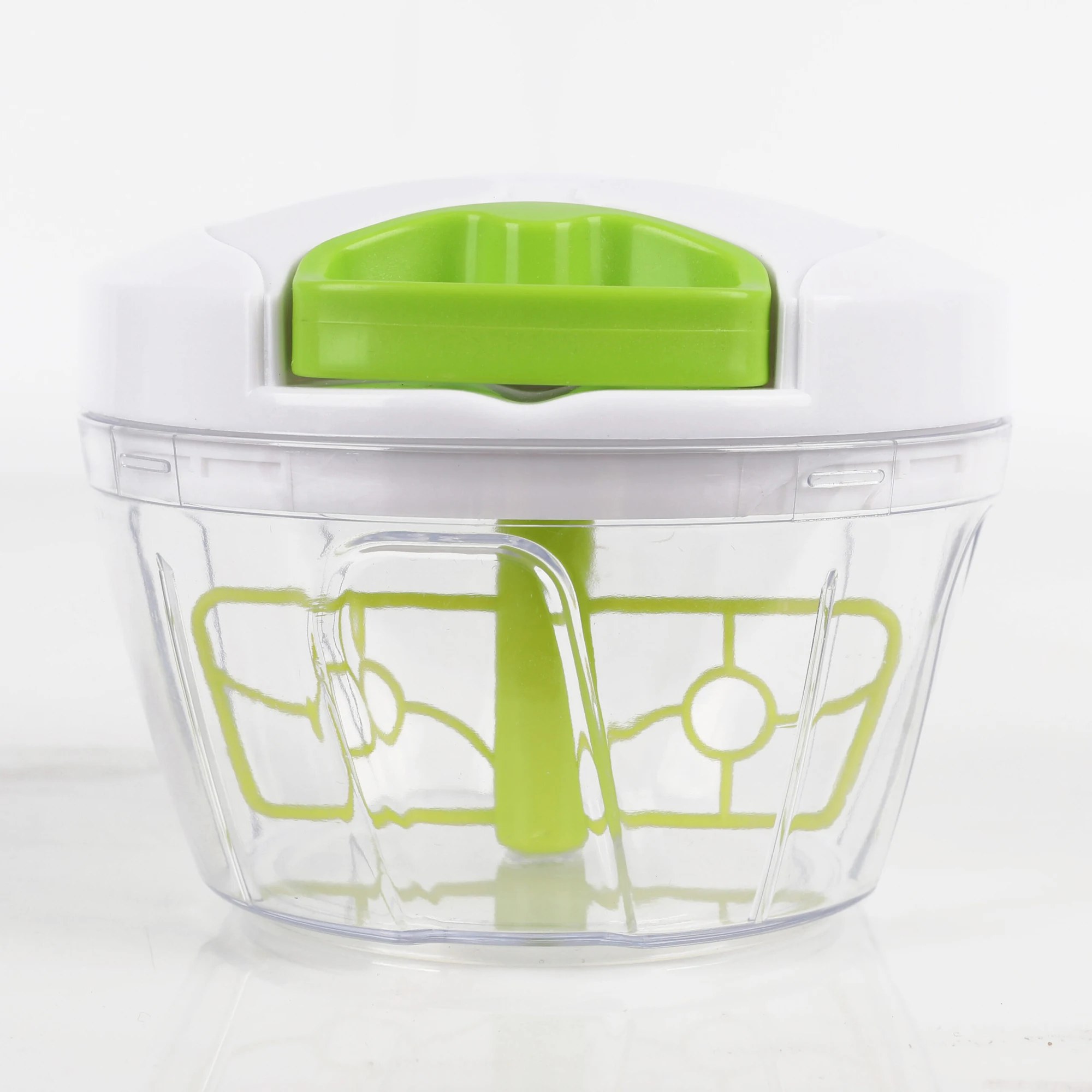 Manual food chopper, vegetable shredder, mini fruit chopping machine | Meat and vegetable cutter | Manual 3-blade chopper with rope | Capacity: 400ml | Revolutionline #5