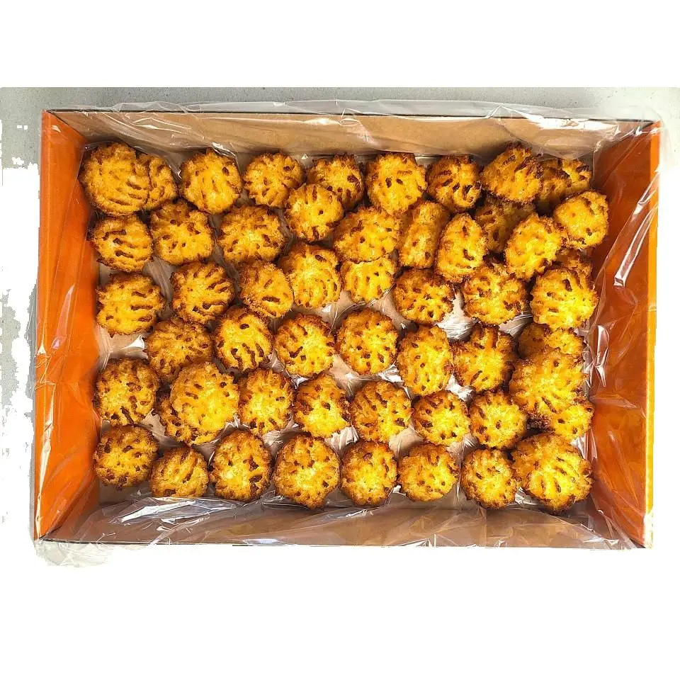 Panvivo. Cocos Naturales. Caja 1,300 kg. SIN grasas TRANS. SIN conservantes.