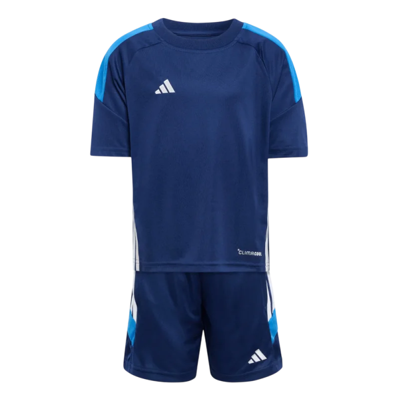 Conjunto Camiseta-bermuda Azul Adidas Kids