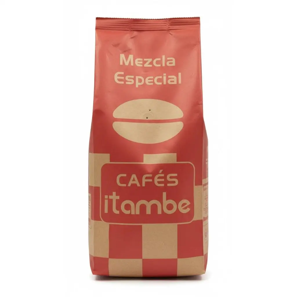 Café en Grano Itambe Mezcla 80/20 (1kg) - Tueste Natural y Torrefacto, Intensidad 9 - Ideal para Cafeteras Superautomáticas e Italianasl