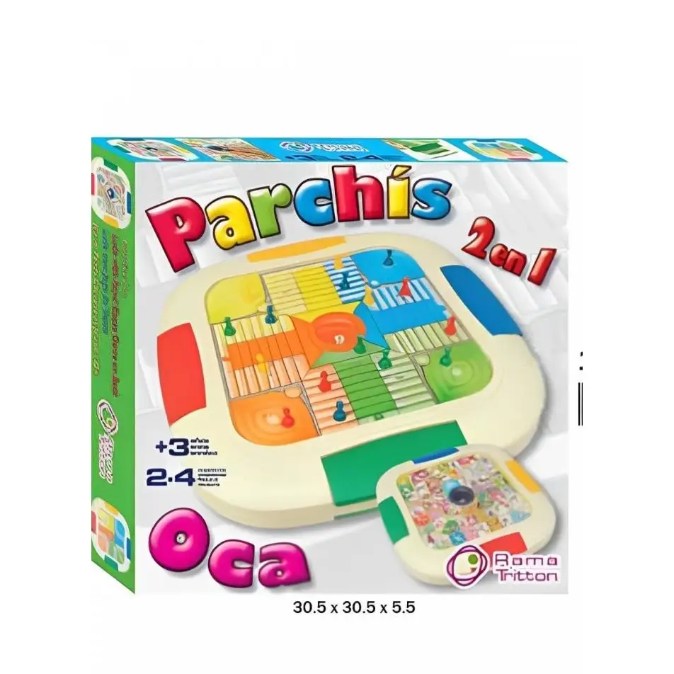 Juegos de mesa Parchís y Oca Automático 2 en 1 FANTASTIKO JUEGOS OFICIAL Y ORIGINAL