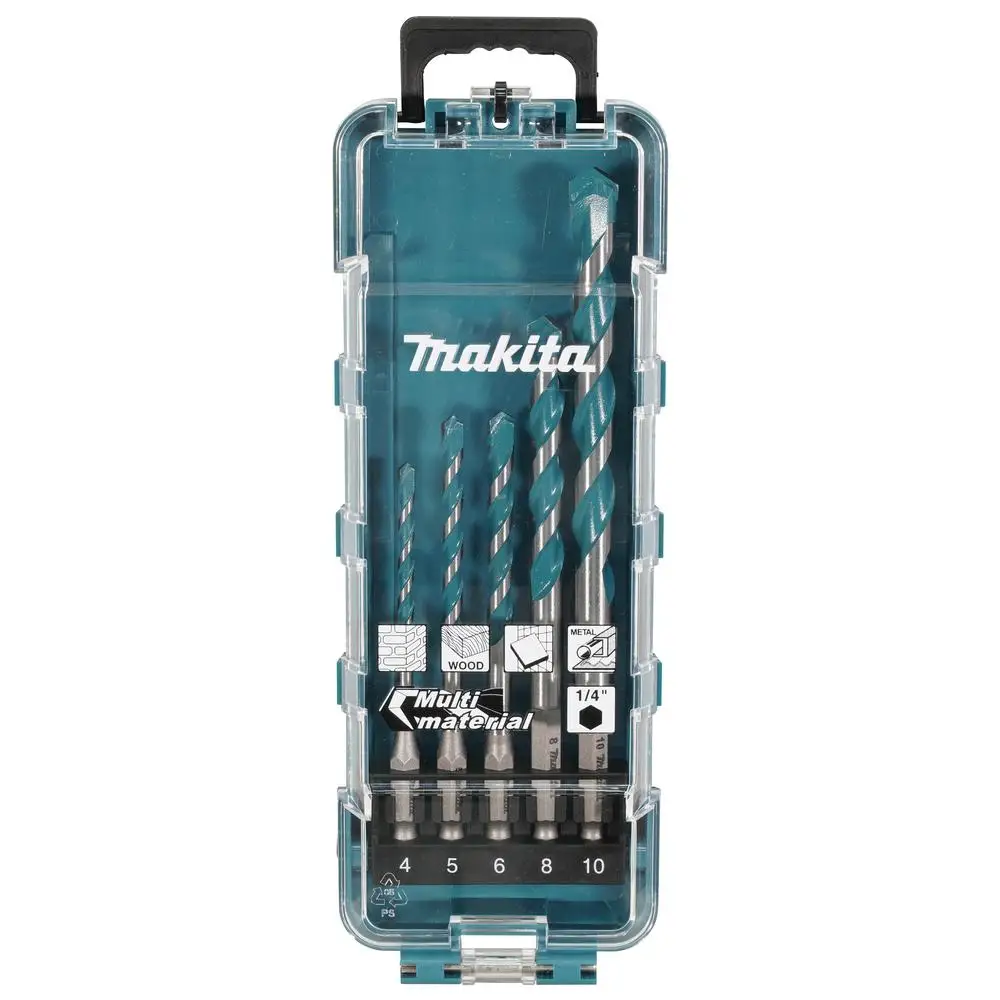 MAKITA E-16732 - Set de brocas multimaterial T.C.T 5pcs,