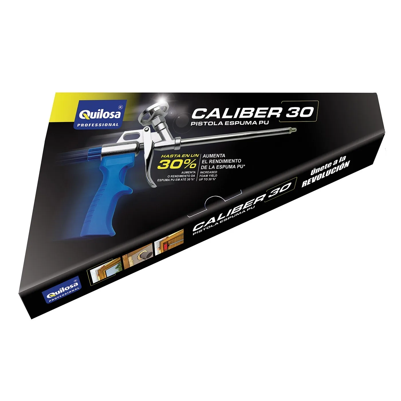 Pistola para Espuma de Poliuretano Profesional Quilosa PU Caliber 30