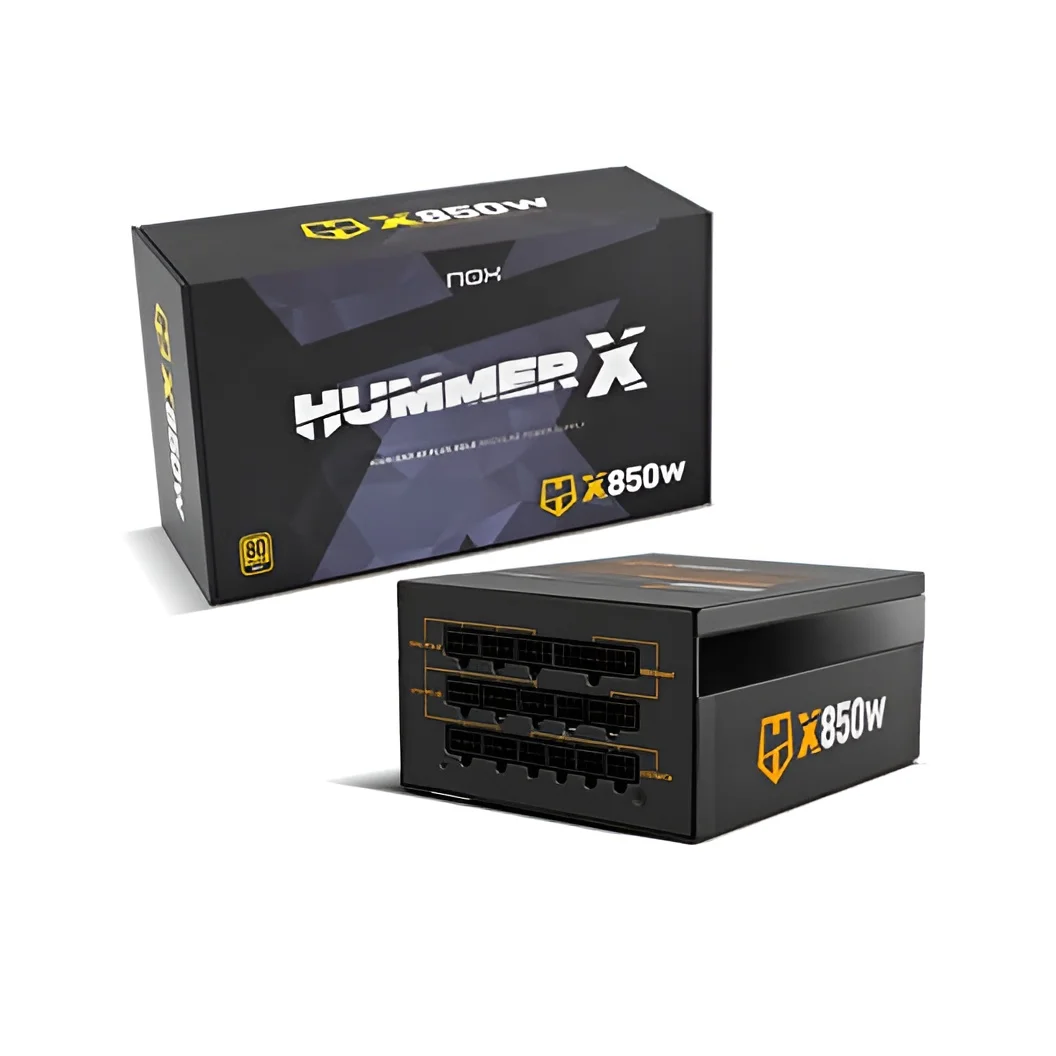 Nox Hummer X 850W - Fuente de Alimentación Modular Certificada 80 Plus Gold