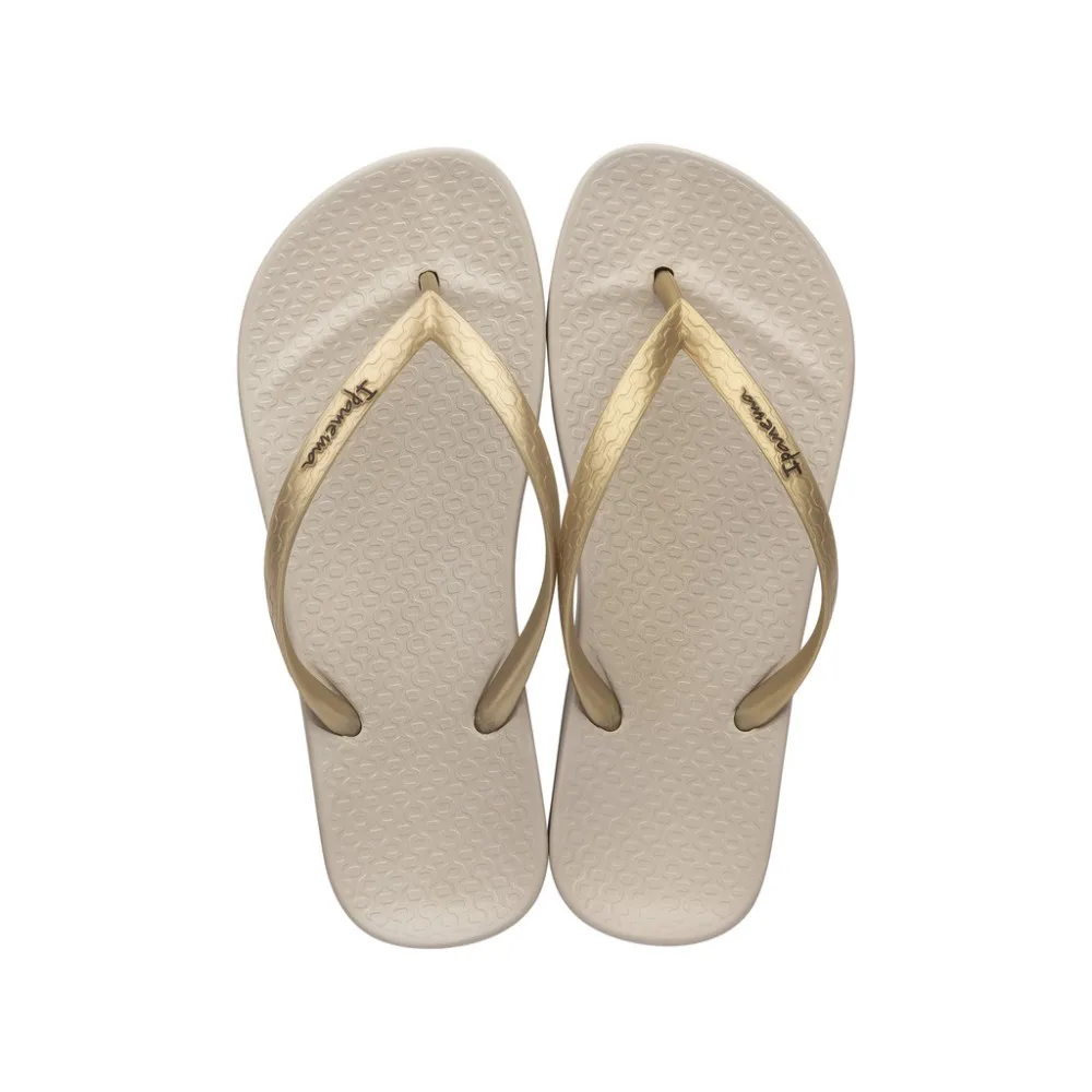 Woman IPANEMA IP8103023097 slave beach BEIG/GOLD water flip flops