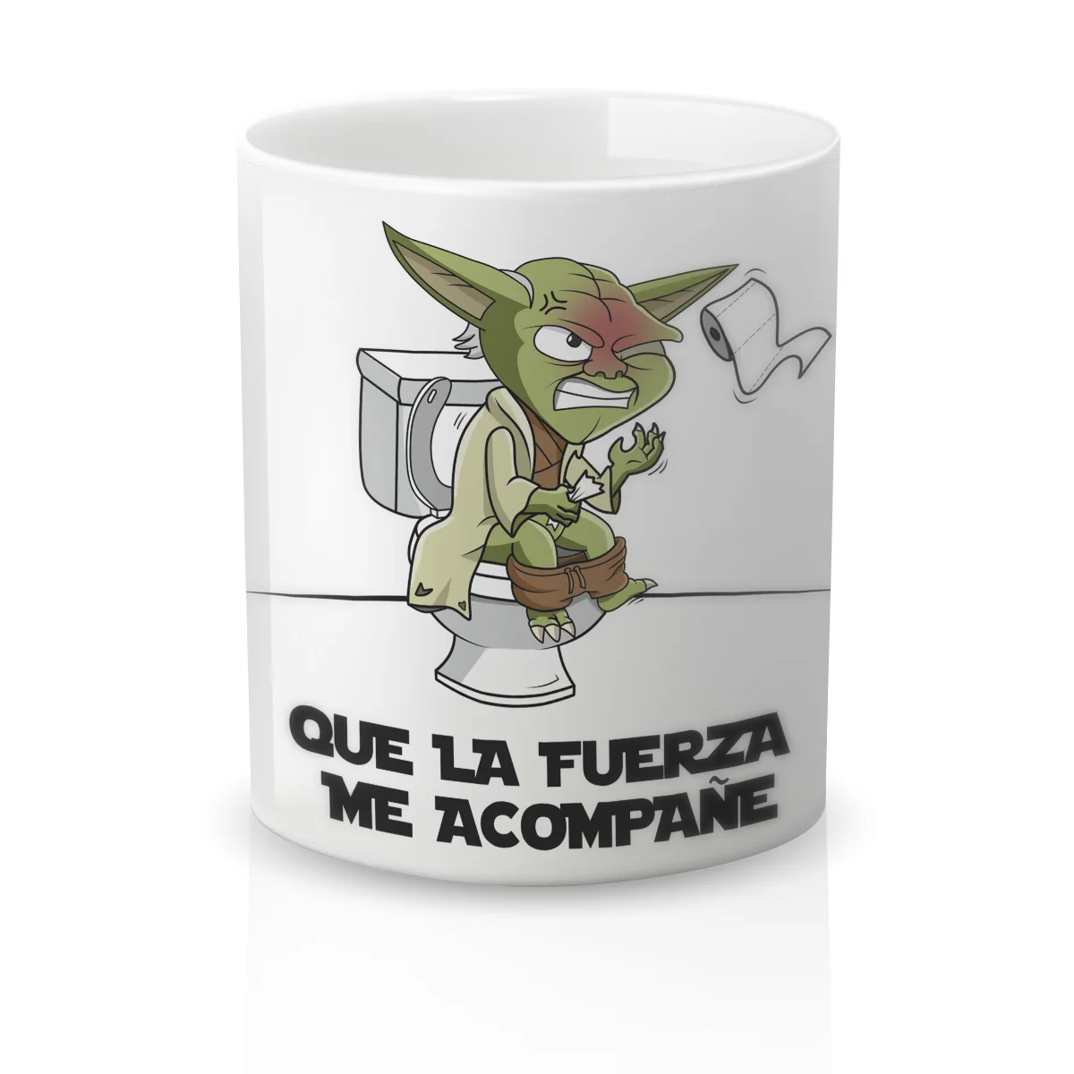 Taza cerámica Regalo Original Amor y Amistad. Resistente 100% al microondas y lavavajillas. Taza con Frase Que La Me Acompañe