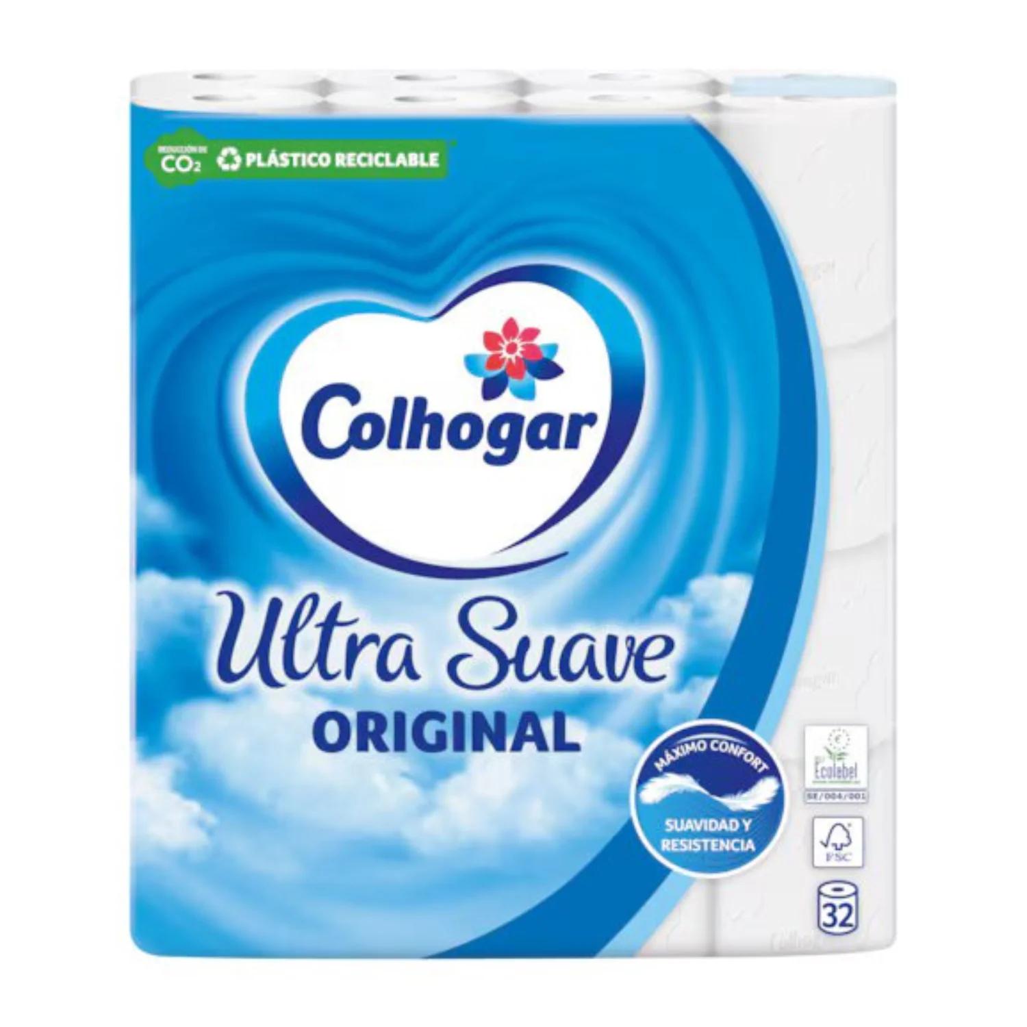 El COLHOGAR Ultra Suave Original Papel Higiénico es un producto de higiene personal diseñado para ofrecer máxima comodidad y cuidado de la piel.