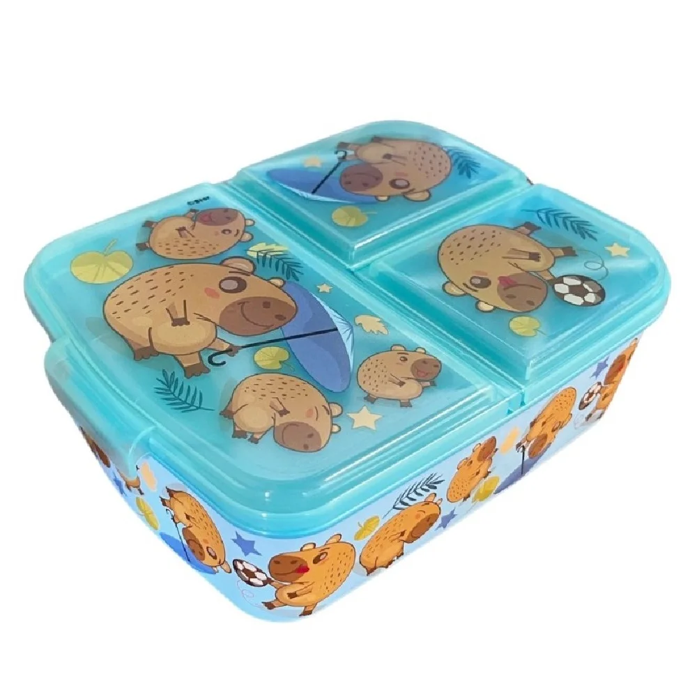 SANDWICHERA Capibara,LONCHERA BOX PORTA MERIENDA FIAMBRERA,BOLSAS Y ESTUCHES PARA EL ALMUERZO,FESPU