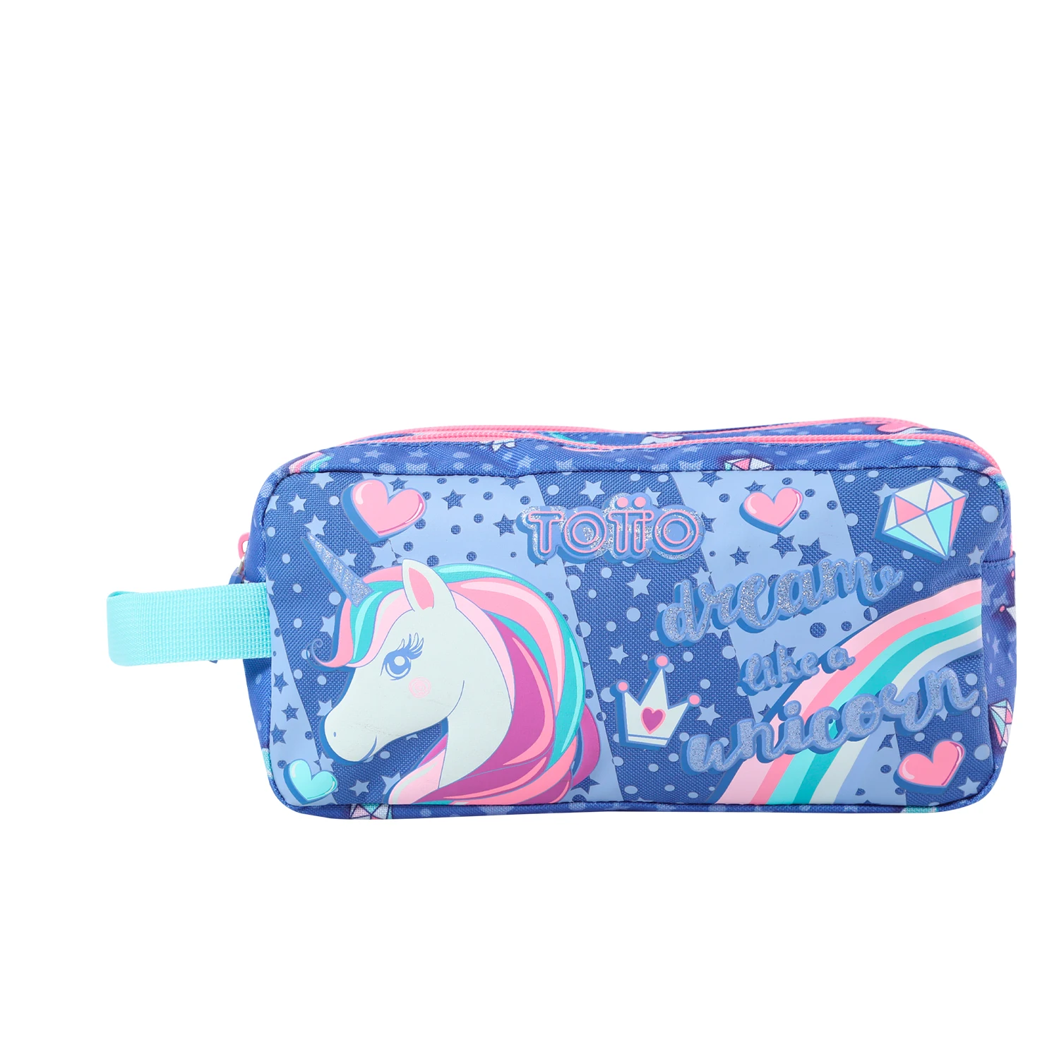 Totto Estuche infantil Uniwildy -Dimensiones:24 x 12 x 9.5 cm-Material:Poliester