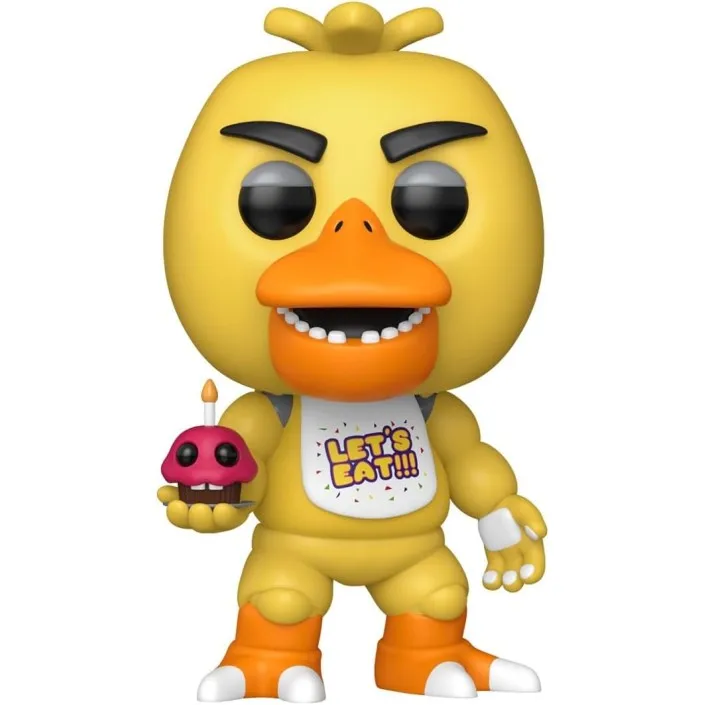 Figura Funko Pop! Five Night At Freddy´s 10 Aniversario Chica Modelo 1063 | 87114 - Original - Figuras Miniaturas Coleccionables Para Exhibición - Idea De Regalo - Mercancía Oficial - Juguetes Para