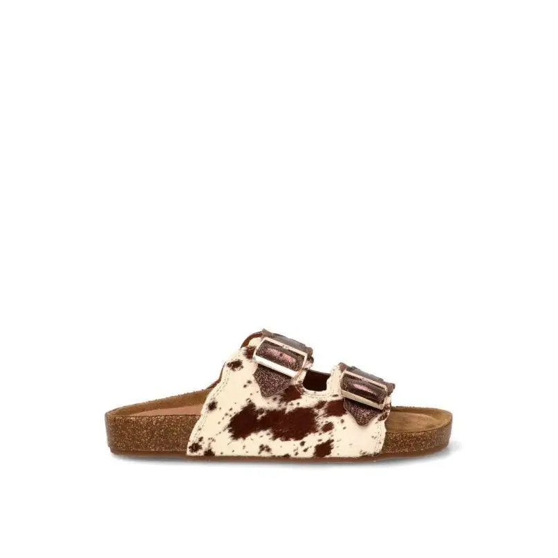 Sandalia Mustang - Mujer - Suela Plana - Modelo 54085 - Color Vaca