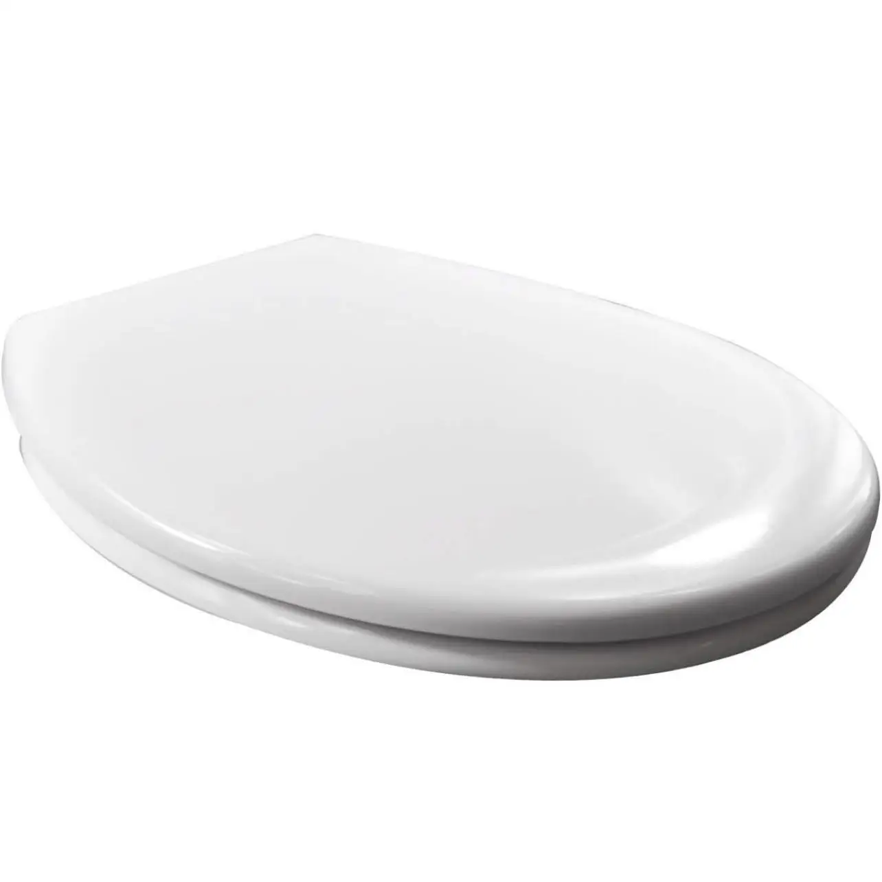 Toilet cover 37.2x43.3cm Universal Toilet cover toilet seat soft close hinge Quick install antibacterial oval shape