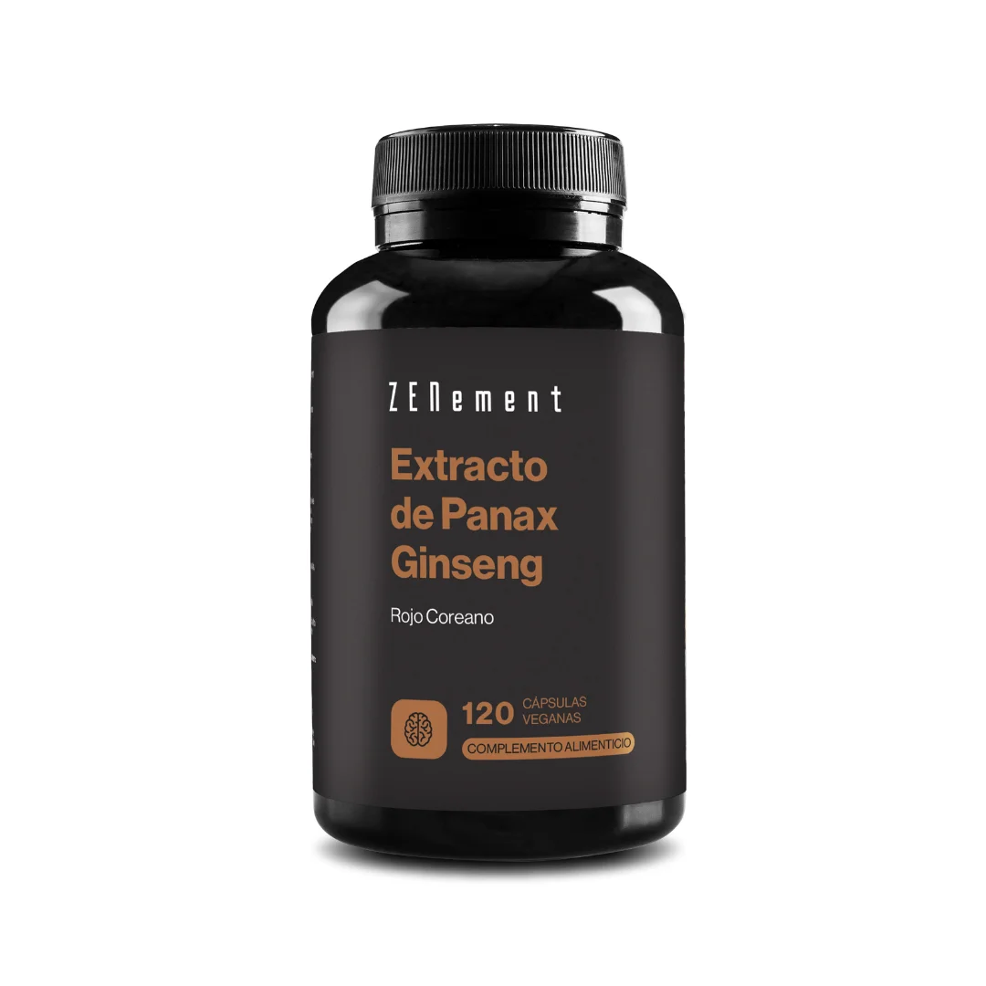 Extracto de Panax Ginseng Altamente Concentrado - 120 Cápsulas Zenement