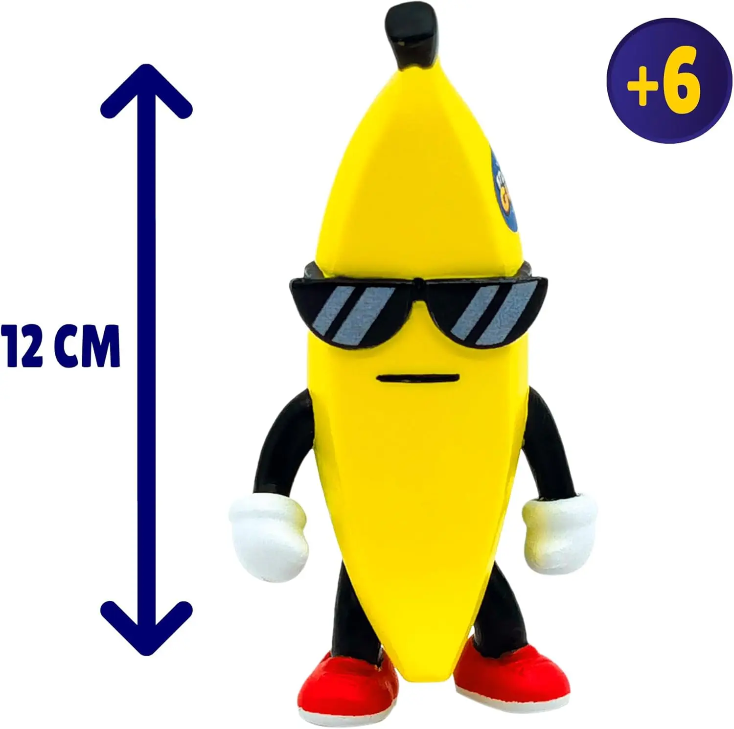 STUMBLE GUYS - Monsterflex - Golden Banana-Super stretch from Stumble Guys! -Extendable and elastic figure-collectible-creative toy-recommended age over 6 years