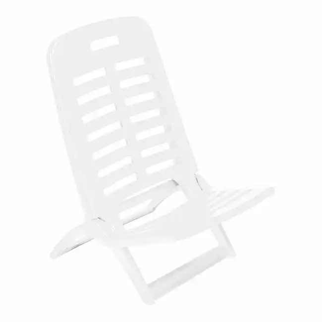 Silla de Playa  Blanco 40 x 51,5 x 62 cm / Silla de playa