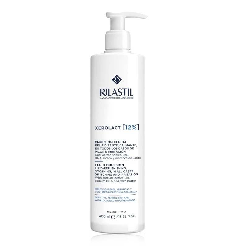 RILASTIL XEROLACT 12 LECHE HIDRATANTE CORPORAL 400 ML.