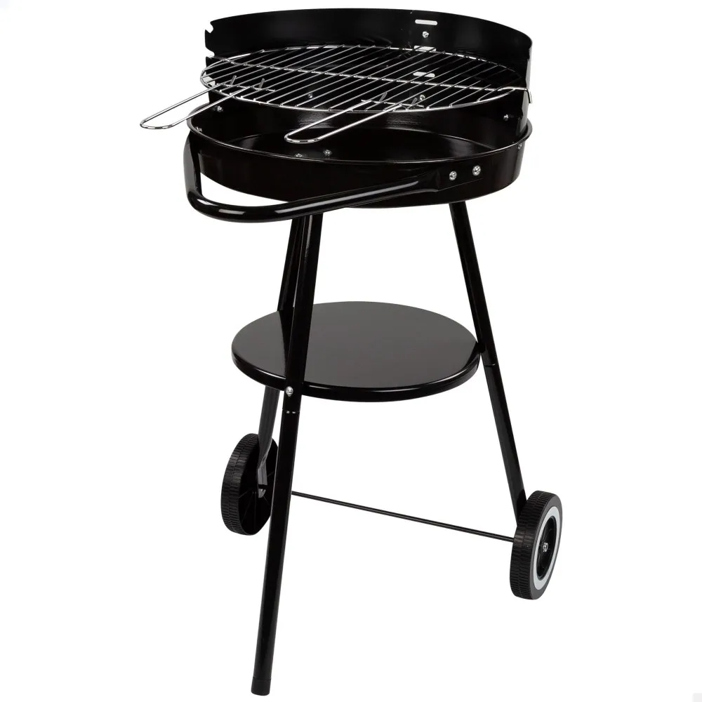 Barbacoa carbón portátil Aktive, Barbacoa carbón portátil Aktive Ø42x76,5 cm Redonda, Barbacoa portátil, Barbacoa pequeña
