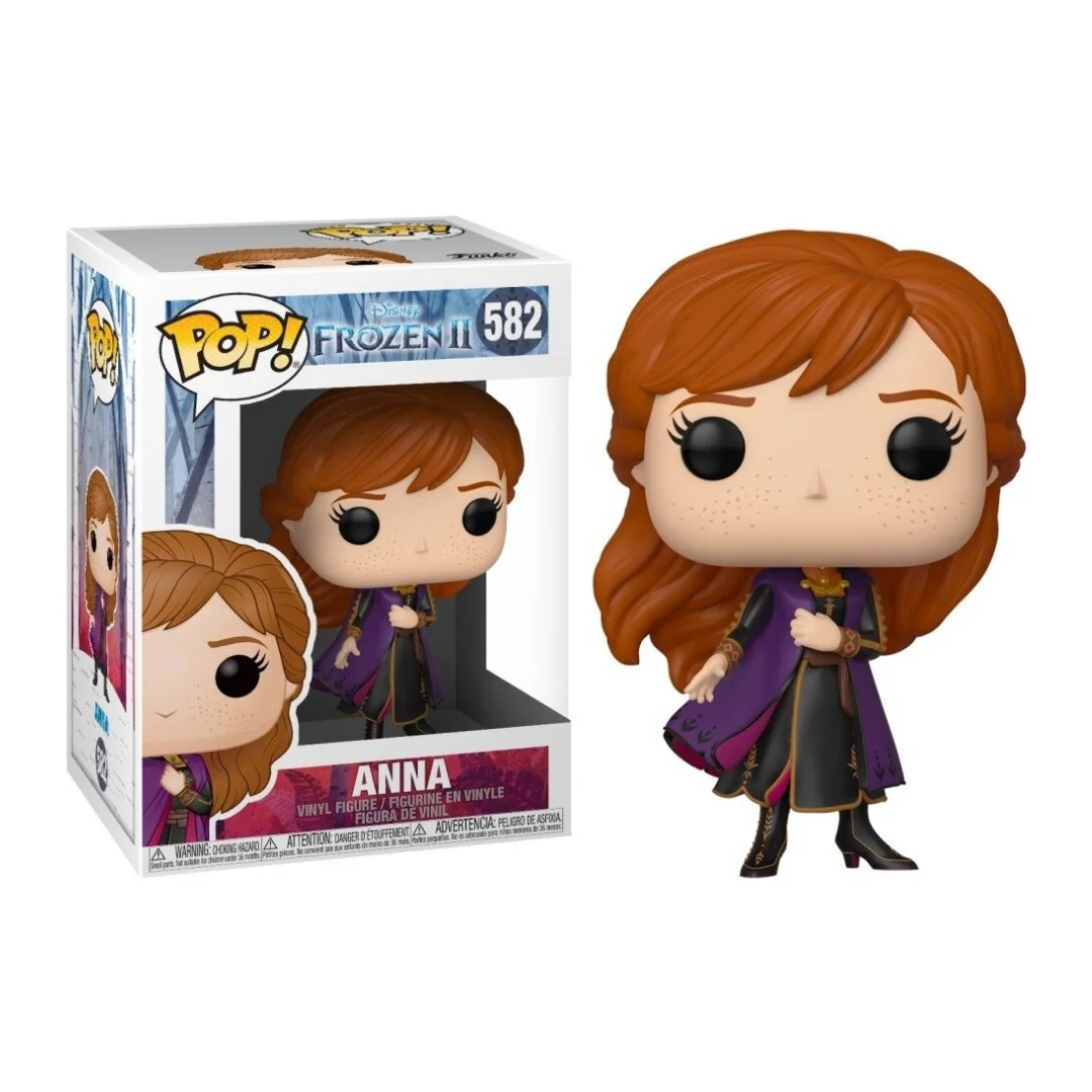 FUNKO POP! DISNEY FROZEN 2 - ANNA, 40886, Nº582,  TIENDA CON LICENCIA OFICIAL, ENVIO EN 24-48 HORAS EN PENÍNSULA, FIGURA, CABEZÓN, MUÑECO, JUGUETES, PELÍCULA, MAGOS