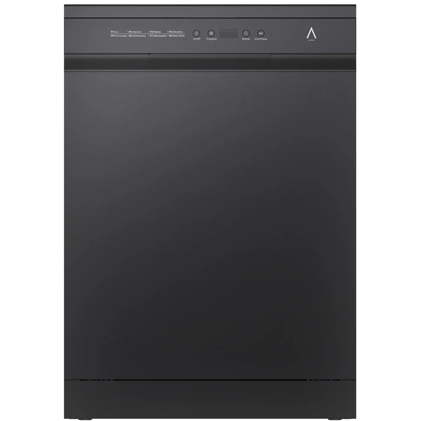 ALPHA Lavavajillas POSEIDON ELITE, Auto Door Open, DualZone, 14ser., Negro *Alta Gama*