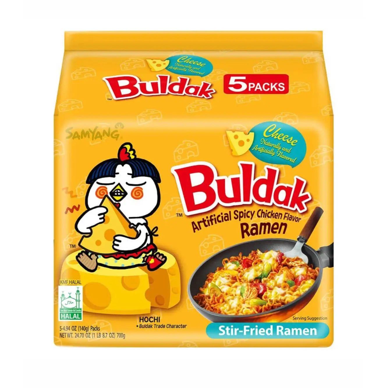 Samyang cheese Buldak Pack 5 units! Korean Ramen