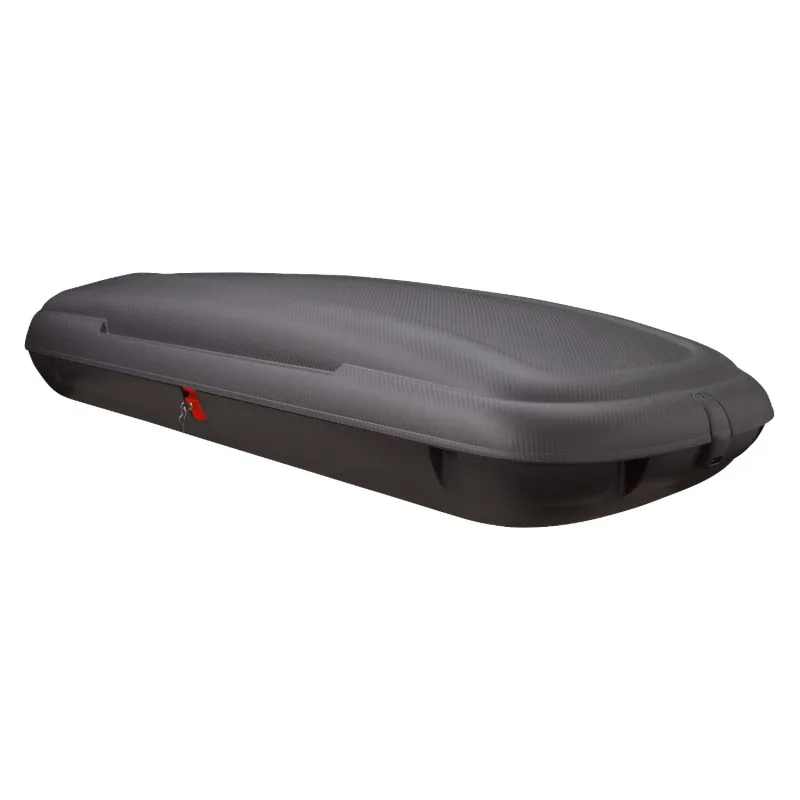 Cofre de Techo SNOVIT NOMAD 480 | 480 L | 75 kg | Apertura Lateral | Fibra de Carbono | Compatible con Barras hasta 80 mm