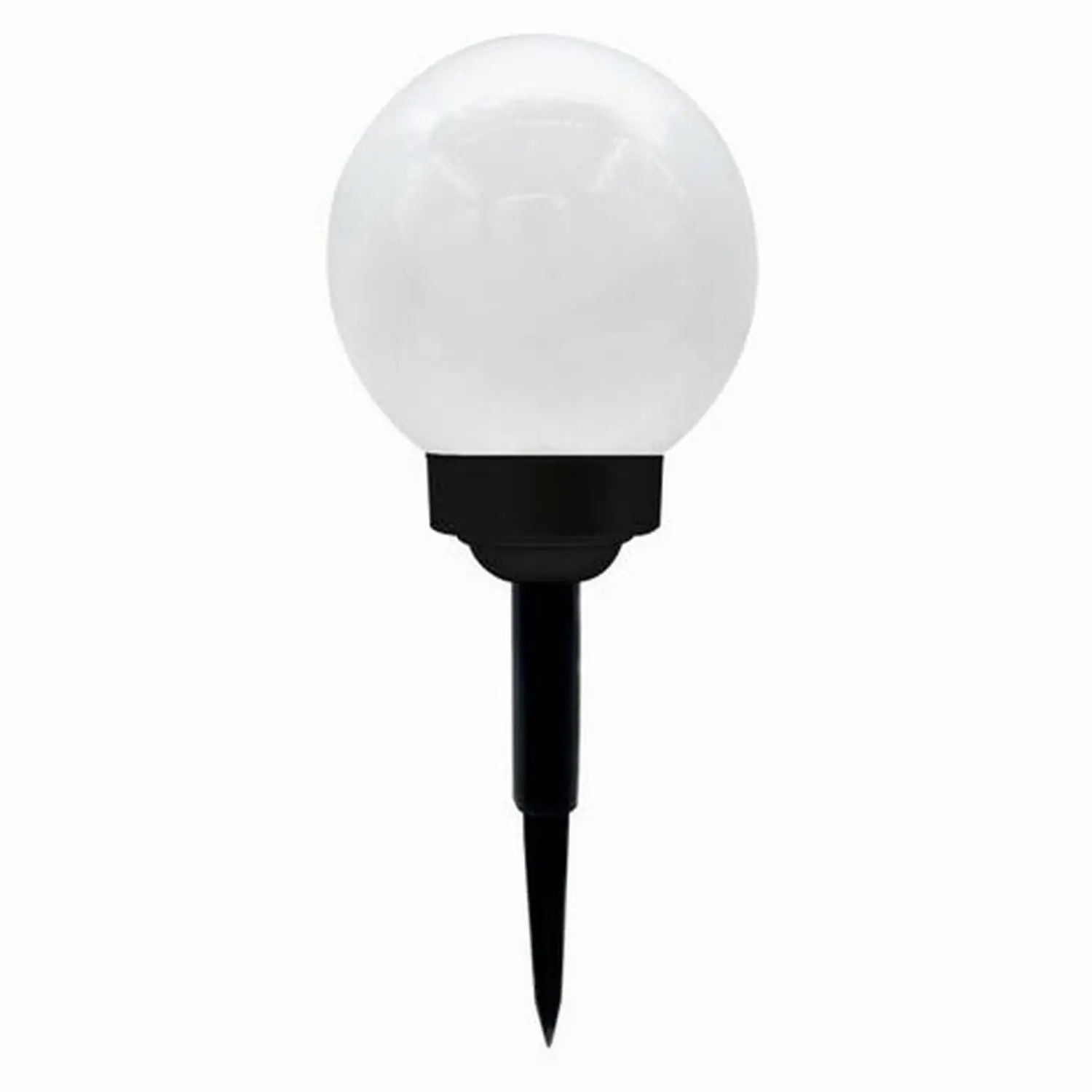 Gerimport Lámpara Solar Redonda Garden 10 Cm Energía Solar Iluminación Exterior