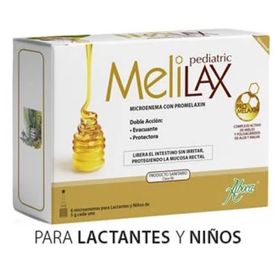 Microenemas Pediátricos Aboca Melilax 5g - Tratamiento Estreñimiento Niños