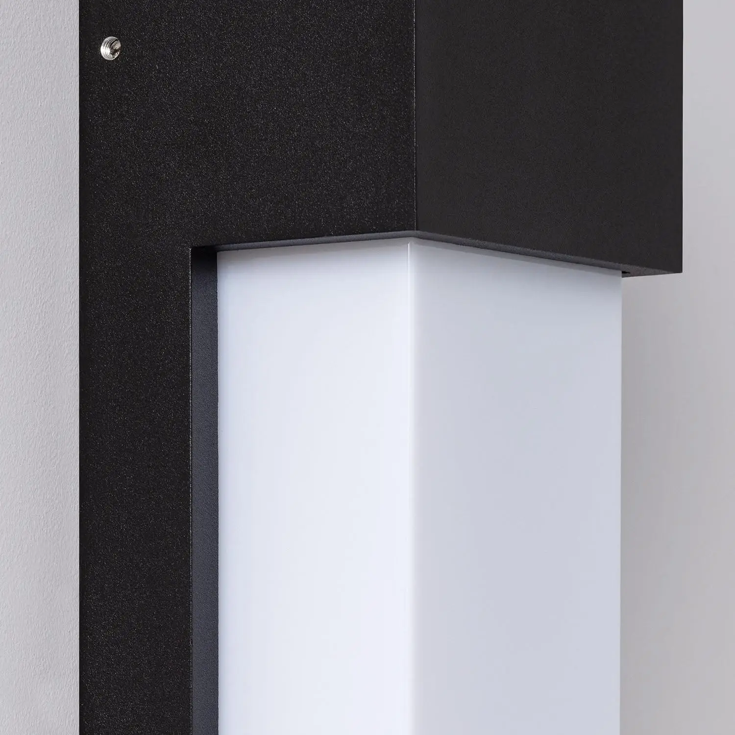 Ledkia Aplique de Pared Exterior de Aluminio Etnea Negro